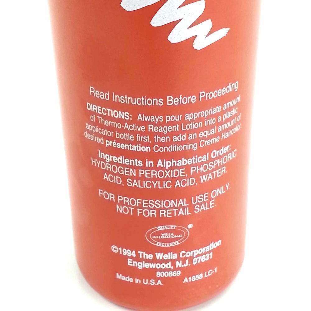 ‎Wella Presentation ThermoActive Reagent Lotion VTG - Picture 3 of 3